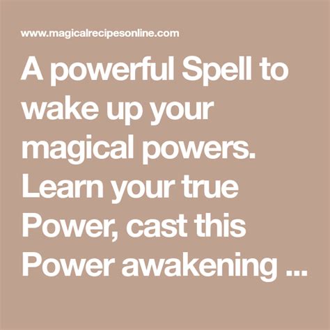 Perform a magical incantation